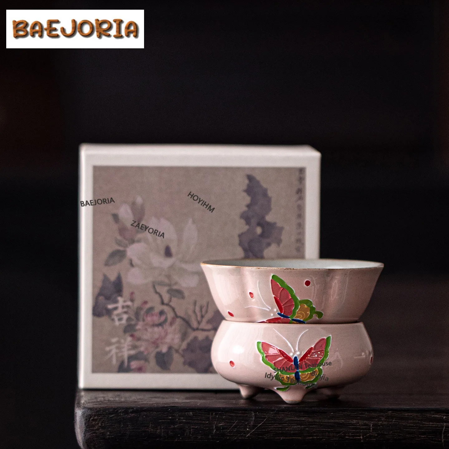 Hand-painted Butterfly Lace Tea Separator Infusor Elegant Herbal Tea Tea Strainer Dispenser Tea Maker Tea Filter Teaset Craft
