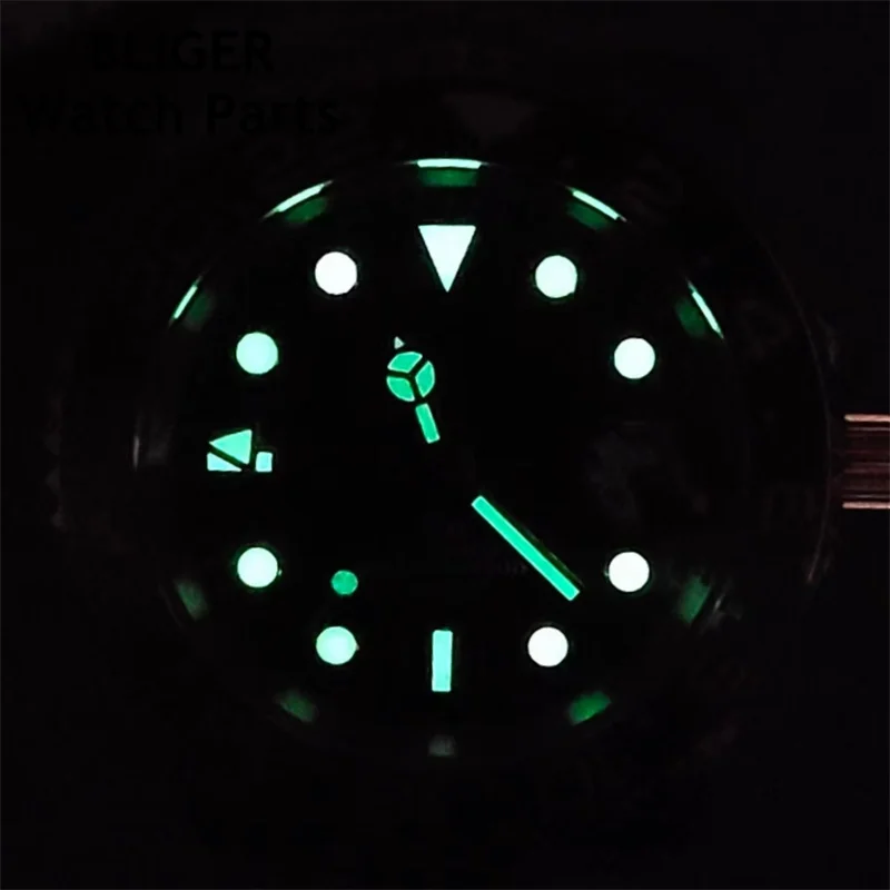 BLIGER 40 мм NH34 GMT мужские механические часы с сапфировым стеклом автоматические часы стальной браслет 100 м водонепроницаемые спортивные часы для мужчин