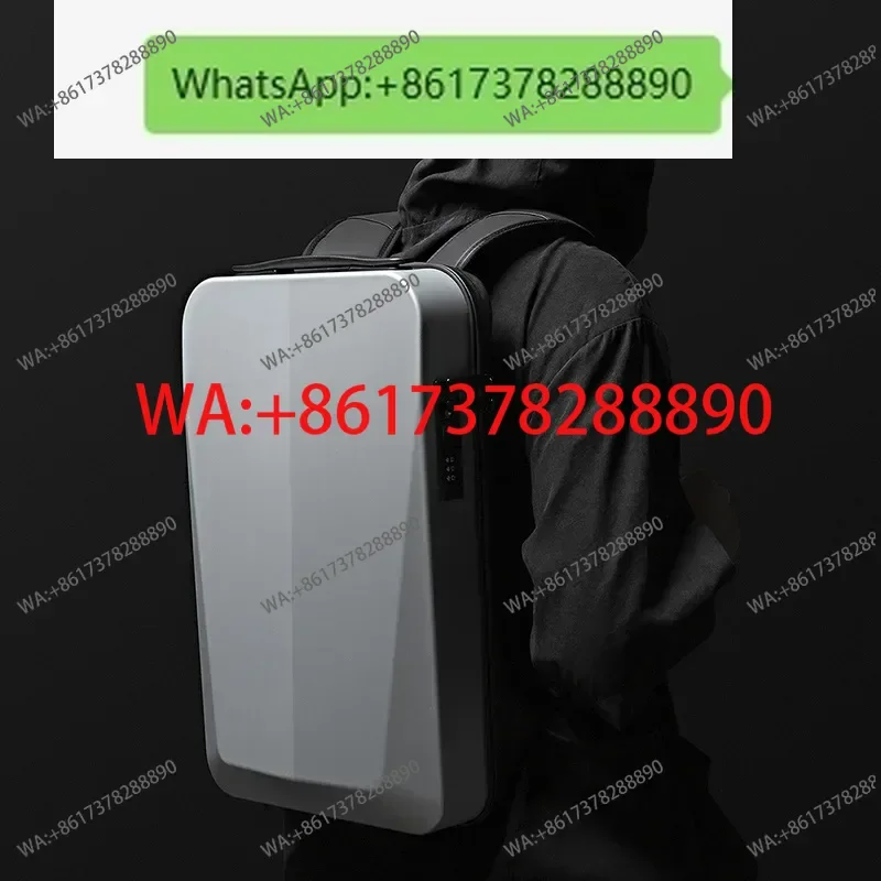 BANGE new business backpack' men's plastic hard case computer bag men's backpack; waterproof usb backpack