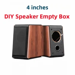 DIY Audio Modification, L4-4 Inch Speaker Empty Box Body, 2Pcs  Speaker  Shell, Speaker Box, Suitable for Installing 