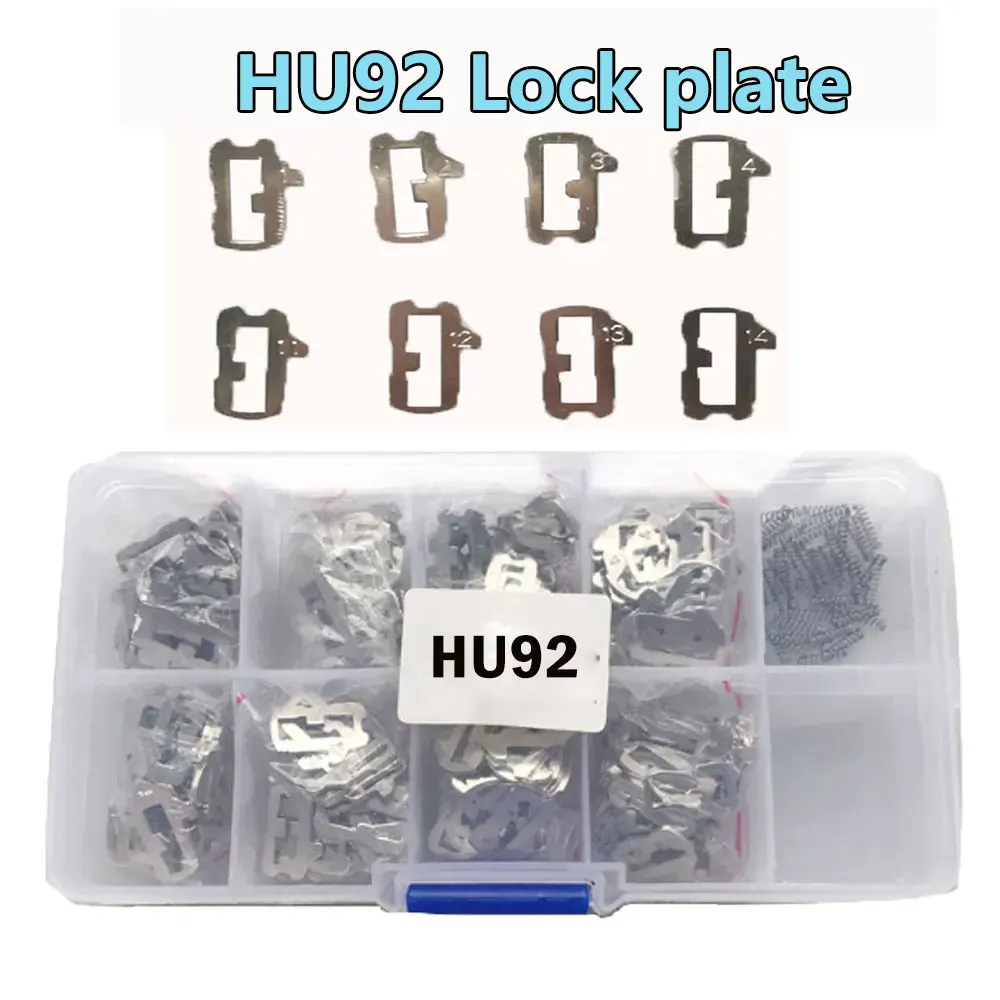 

200Pcs/lot HU92 Lock Plate Car Lock Reed Plate for BMW Car Lock Repair Accessories 8 Types Each 25pcs