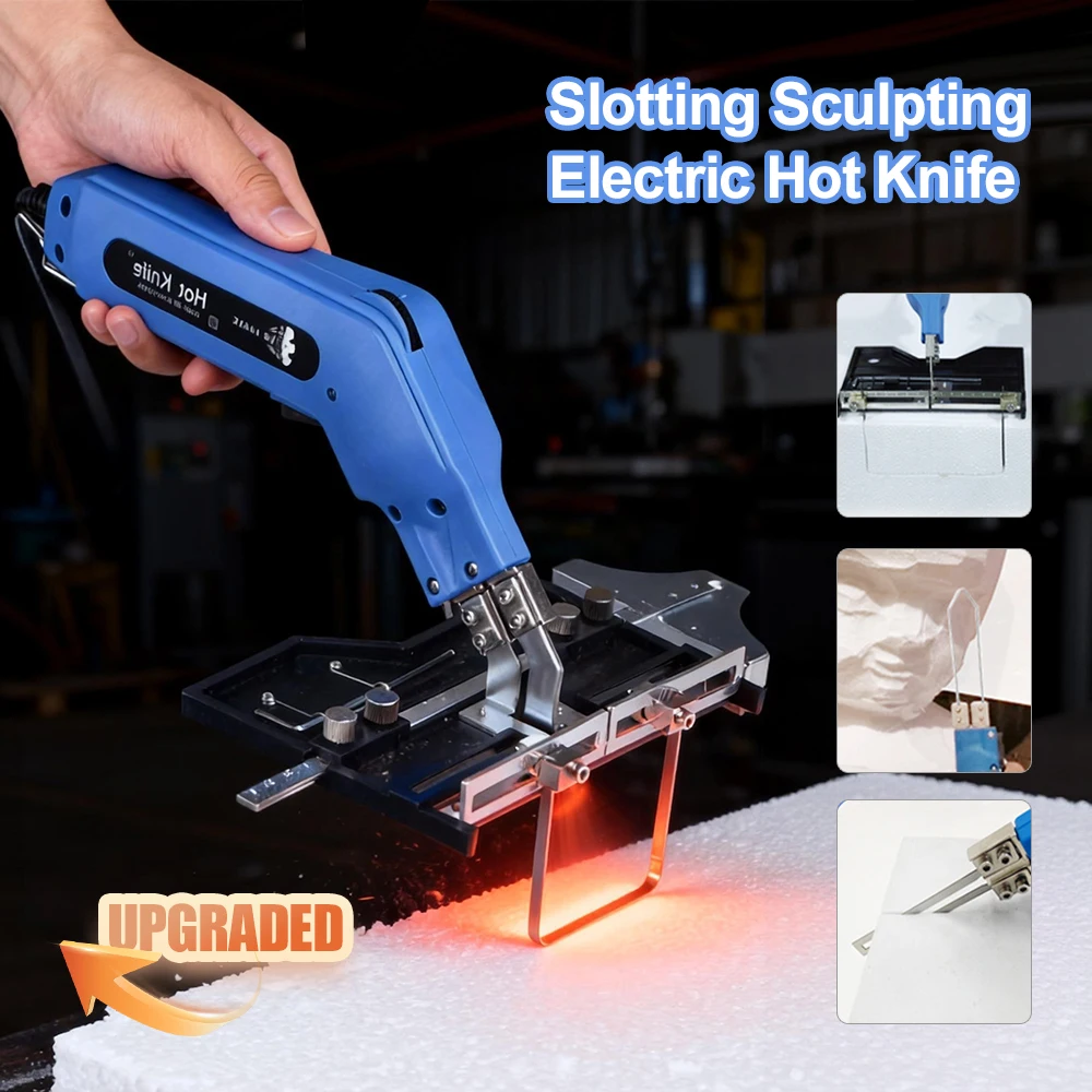 220V ホットナイフカッター電気サーマルナイフポータブルフォームボードカッタースチロールカッターフォーム切断キットサーマルカッターツール