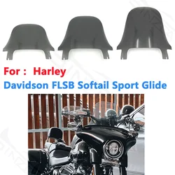 For Harley Davidson FLSB Softail Sport Glide 2018 2019 2020 2021 Touring Windshield Windscreen Wind Deflectors Black Gray