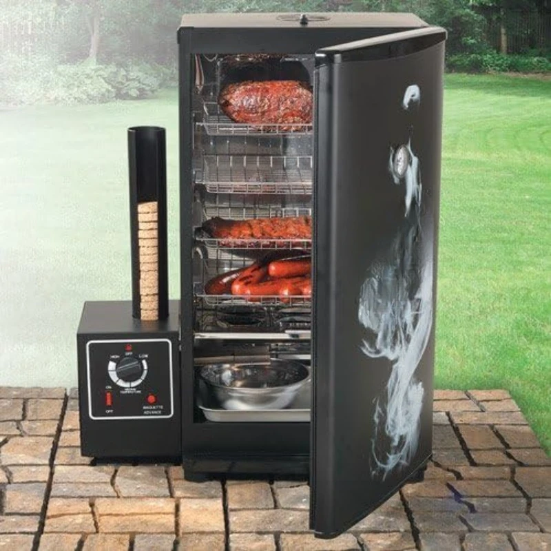 home. BS611 4-Rack Natural Draft Vertical Electric Smoker