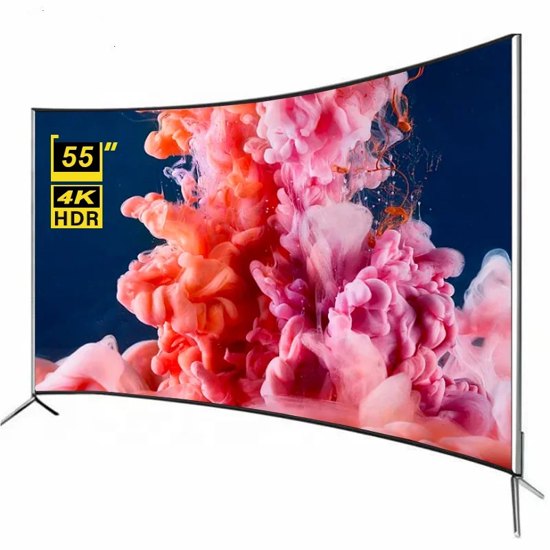 

Advanced Customization STLF ZJW Manufacturer 50 Inch Curved Smart TV 4K Big Screen Ultra HD LED Television 50 Inch Smart TV