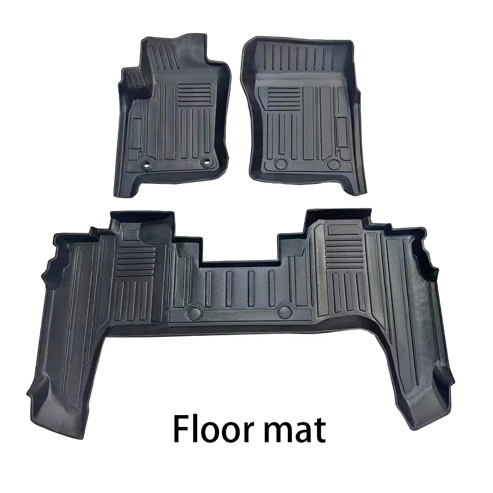 LHD Waterproof 3D Floor Mat Trunk Mat Carpets For Toyota Land Cruiser 70 series LC70 LC76 LC79 FJ76 FJ79 Fj70 2024 Accessories