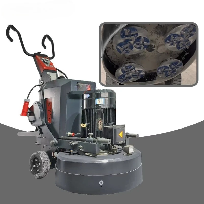 X75 Concrete Floor Grinder 15kW Manual Operation High Efficiency for Small-Area Cured Epoxy Floors Multi-Voltage