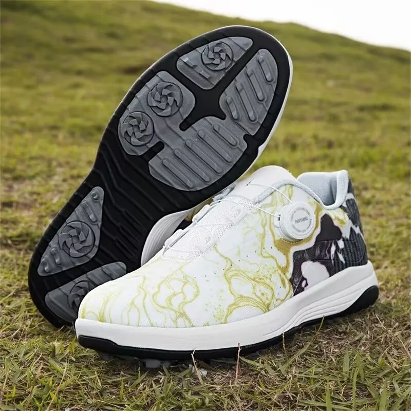 Professional Golf Shoes Mesh Breathable Gym Shoes Good Quality Sport Shoes Unisex Hard-Wearing Golf Training Shoe For Men Women