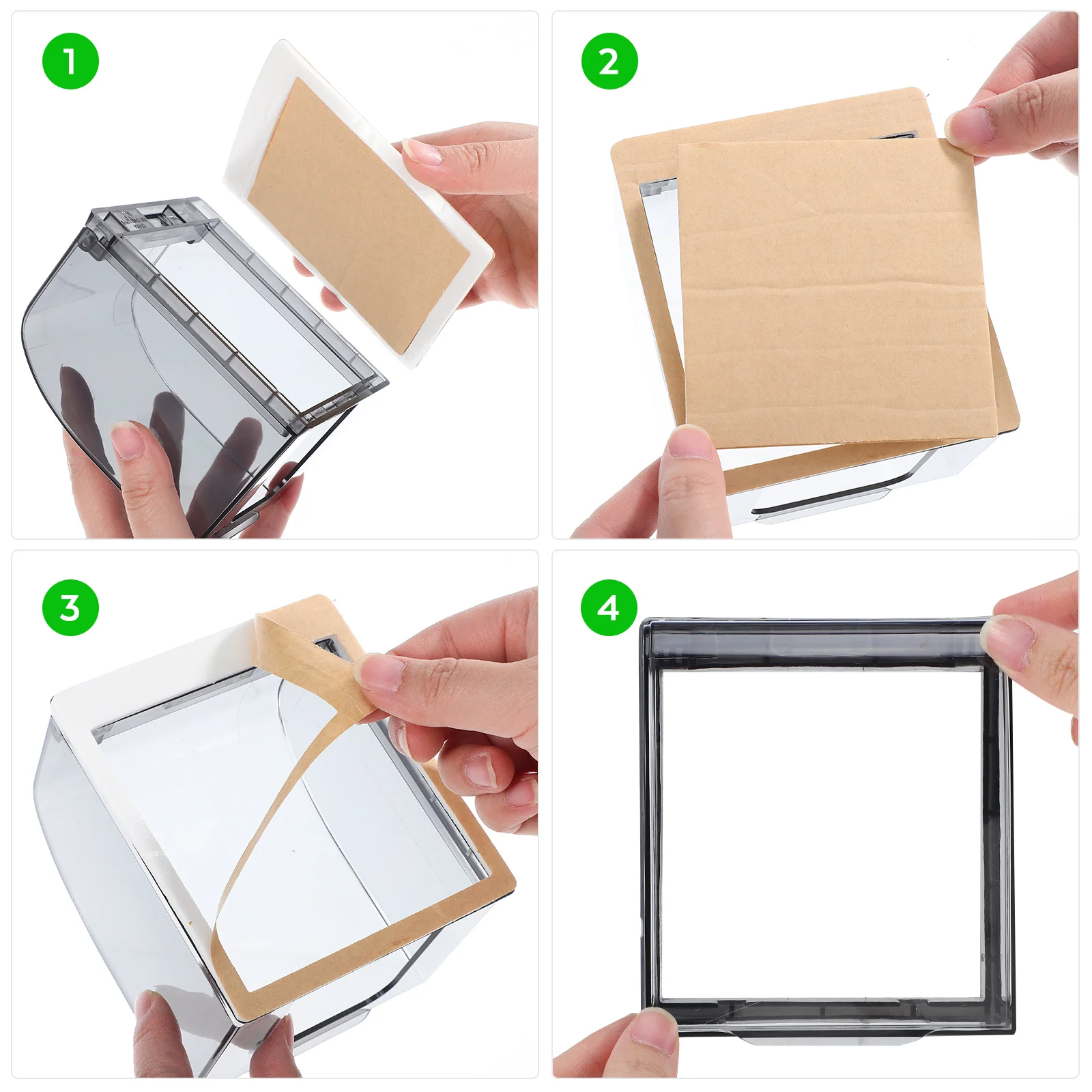 Waterproof Cover Sticky Outlet Electrical Covers For Outlets Wire Cable Plastic Adhesive Outdoor Baby Plug