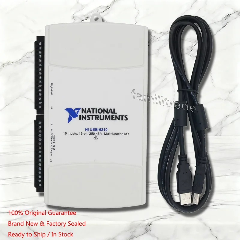1PC New National Instruments NI USB-6210 779675 OEM Data Acquisition Card DAQ USB Input 16Bit 250KS/s Multifunction I/O In Stock