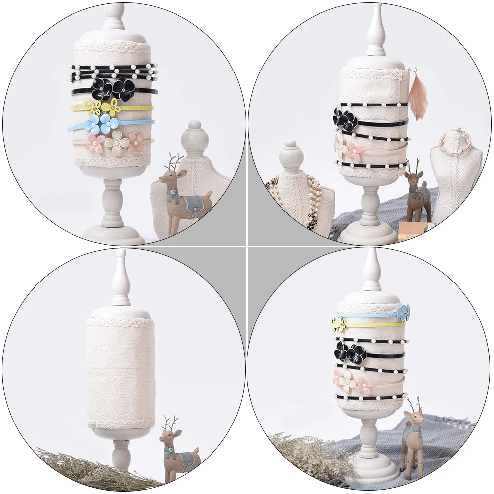 

Headband Stand Jewelry Organizer Storage Rack for Girls Composite Board Vertical Display Hair Accessories Holder