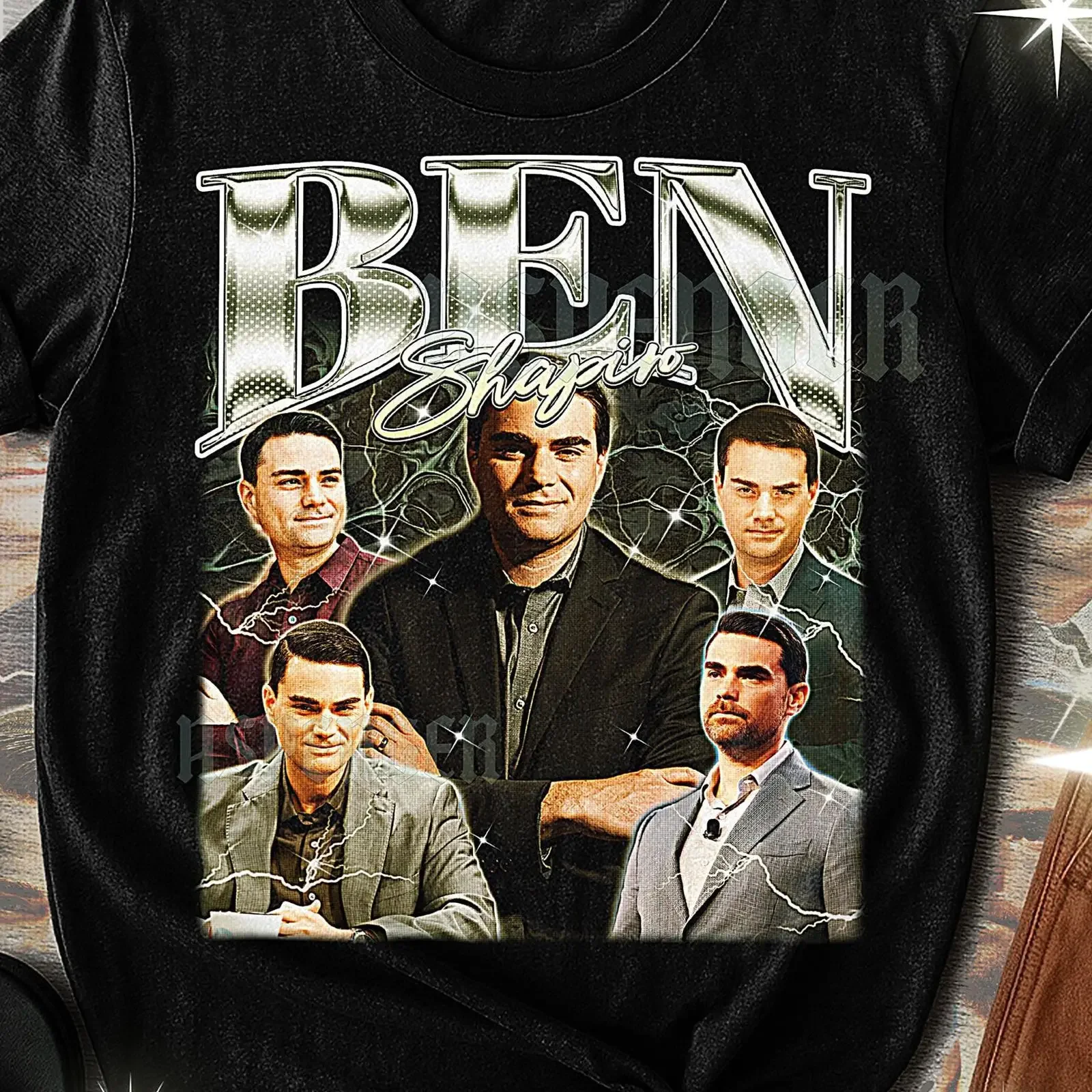 Ben Shapiro Vintage Bootleg T shirt 90s Retro Political Commentator Pundit Celebrity  vintage Washed graphic fashion Casual