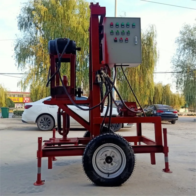 2025 Pneumatic Ground Deep Hole Well Drilling Water Drilling Machine For Sale Drilling Mining Machine Parts For Wells