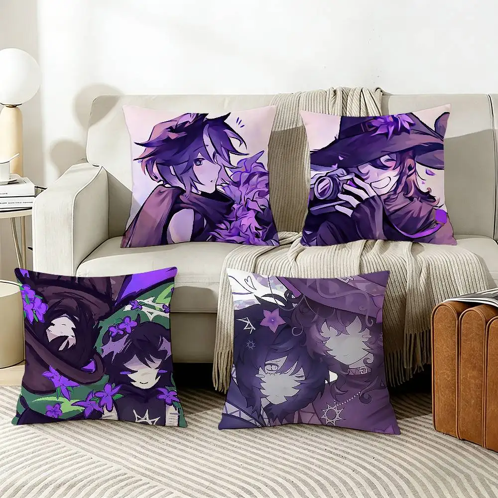 

Anime A-Azure X T-Two Time A-Azuretime Pillow Case Living Room Sofa Cushion Cover Suitable For Home Bedroom Room Decoration