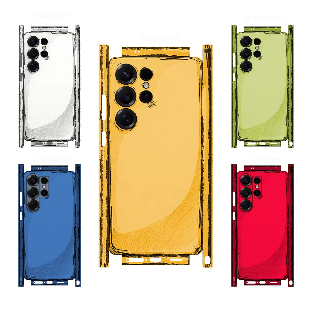 

Plain Color Back Skin Film For Samsung Galaxy S26 S25 S24 Ultra s23ultra s25ultra 5G Matte Back Sticker Protector