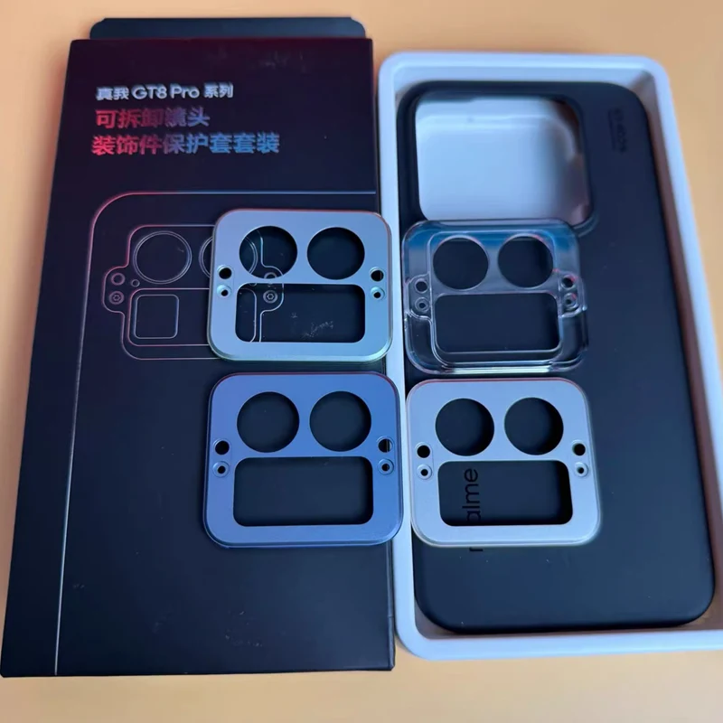 

For Realme GT8 Pro Series Detachable Lens Decorative Cover Protective Case Set Original Camera For OPPO Realme GT 8 Pro