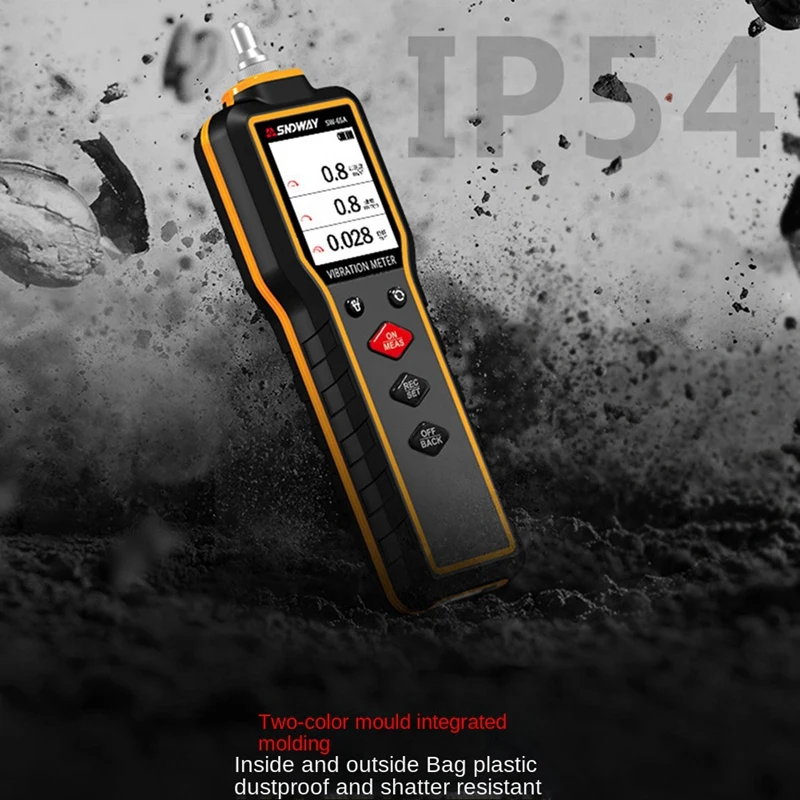 SNDWAY SW65A Digital Vibration Meter Vibration Detector Vibration Meter Digital High Precision Meter