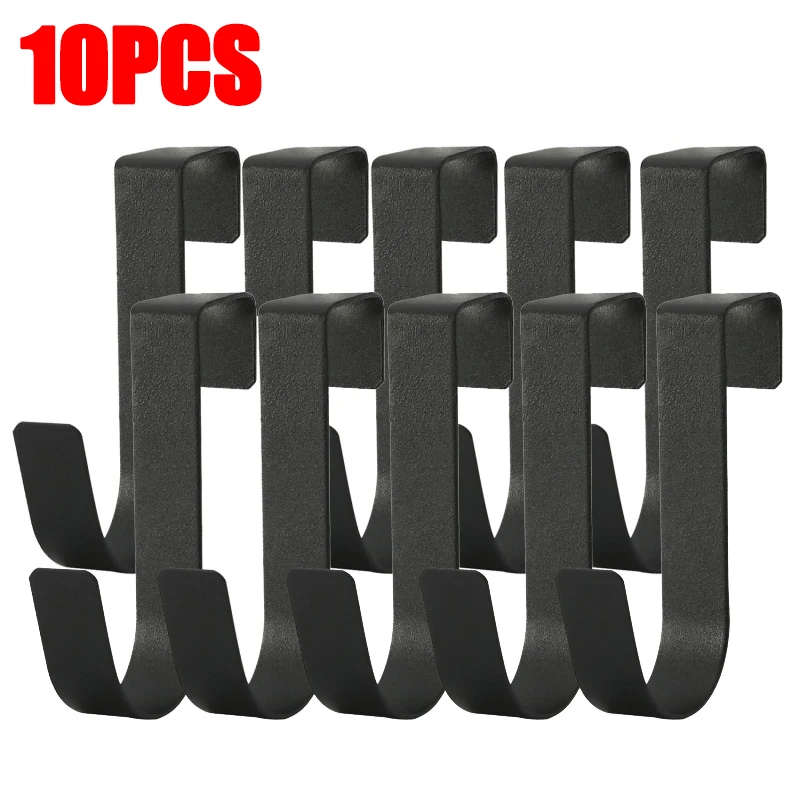 

Multi-Purpose Hooks Kitchen Cabinet Door Back Hanging Rack Clothe Hat Towel Hanger Storage Hook Bathroom Accessories 2/4/5/10Pcs