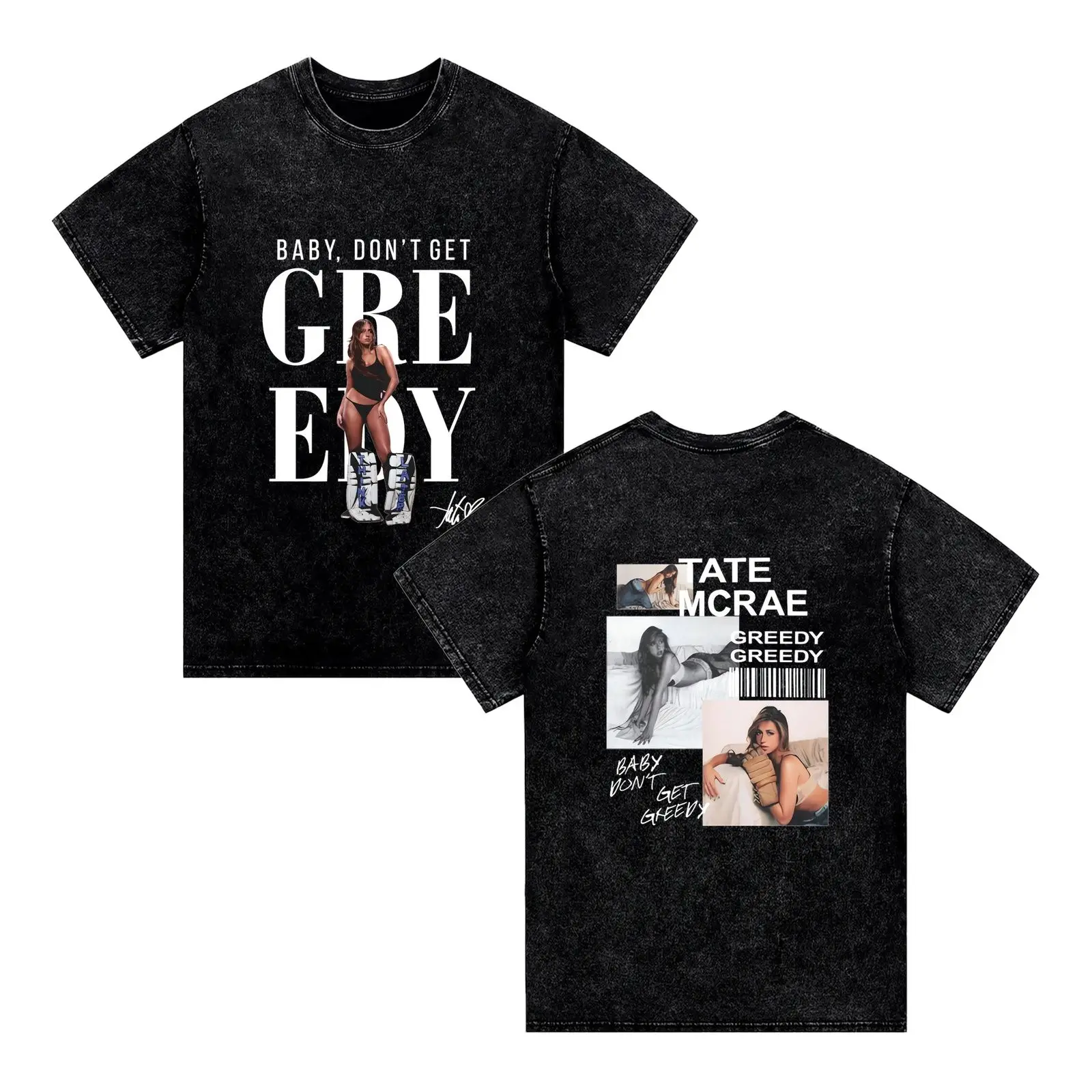 

Мужская стираная футболка 2025 Miss Possessive Tour, хлопковая футболка в стиле ретро, свободная футболка в стиле Харадзюку Y2K, унисекс