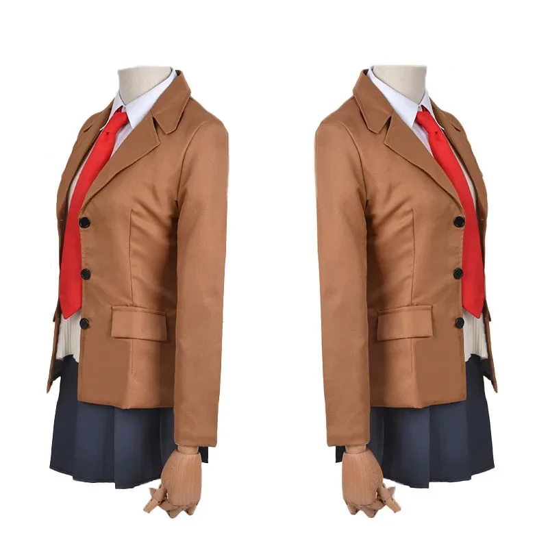 Sakurajima Mai Azusagawa Sakuta Cosplay Costume Women Uniform Full Set Halloween Costumes for Women Wig Skirt Coat  Sweater