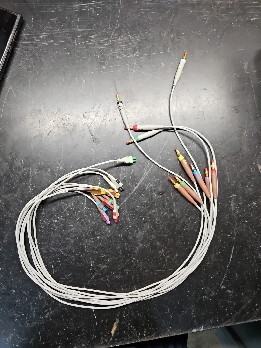GE Leadwire Set 10-Lead Banana AHA  2104724-005 2104724-001