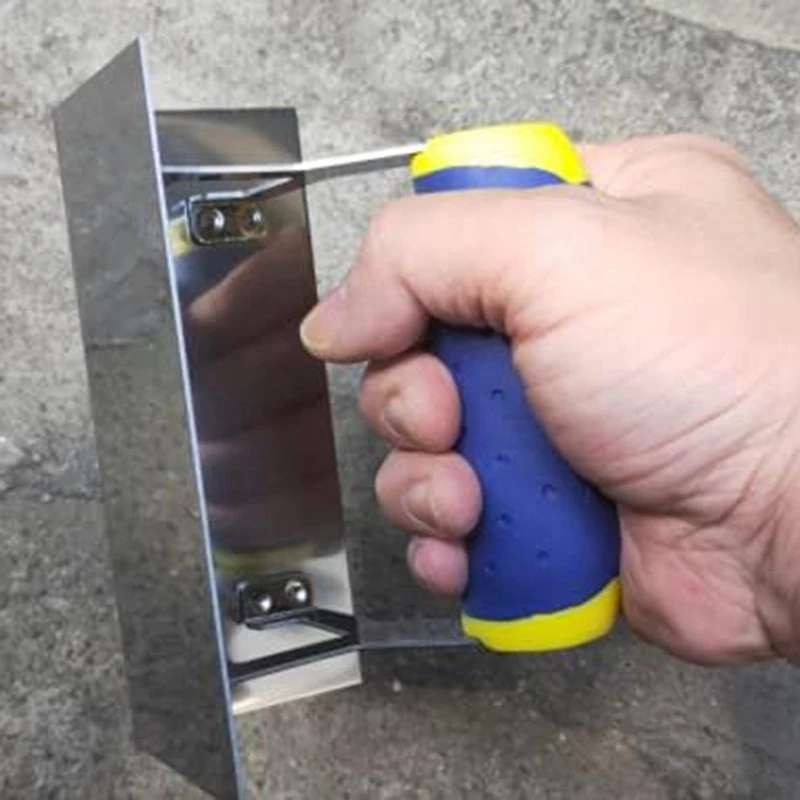 건식 벽체 코너 도구 콘크리트 모서리 도구, 스테인레스 스틸 시트록 코너 성형 흙손 도구, 내구성, 6x2.5 인치 외부 코너 흙손