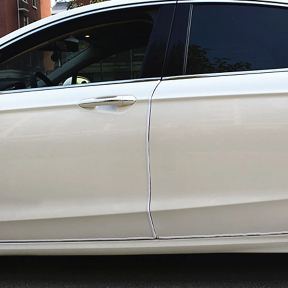 

Yellow Car Door Strip Crash Bar Seal Bumper Scratch Protector Waterproof Dustproof Channel Design Car Accessories Door Guard