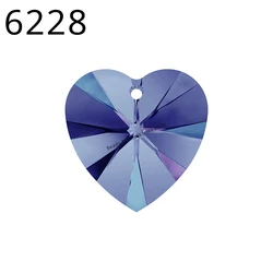 (1 piece) Original Crystal from Austria 6228 XILION Heart Pendant Beads for Necklace Earrings Jewelry Making Home Decoration