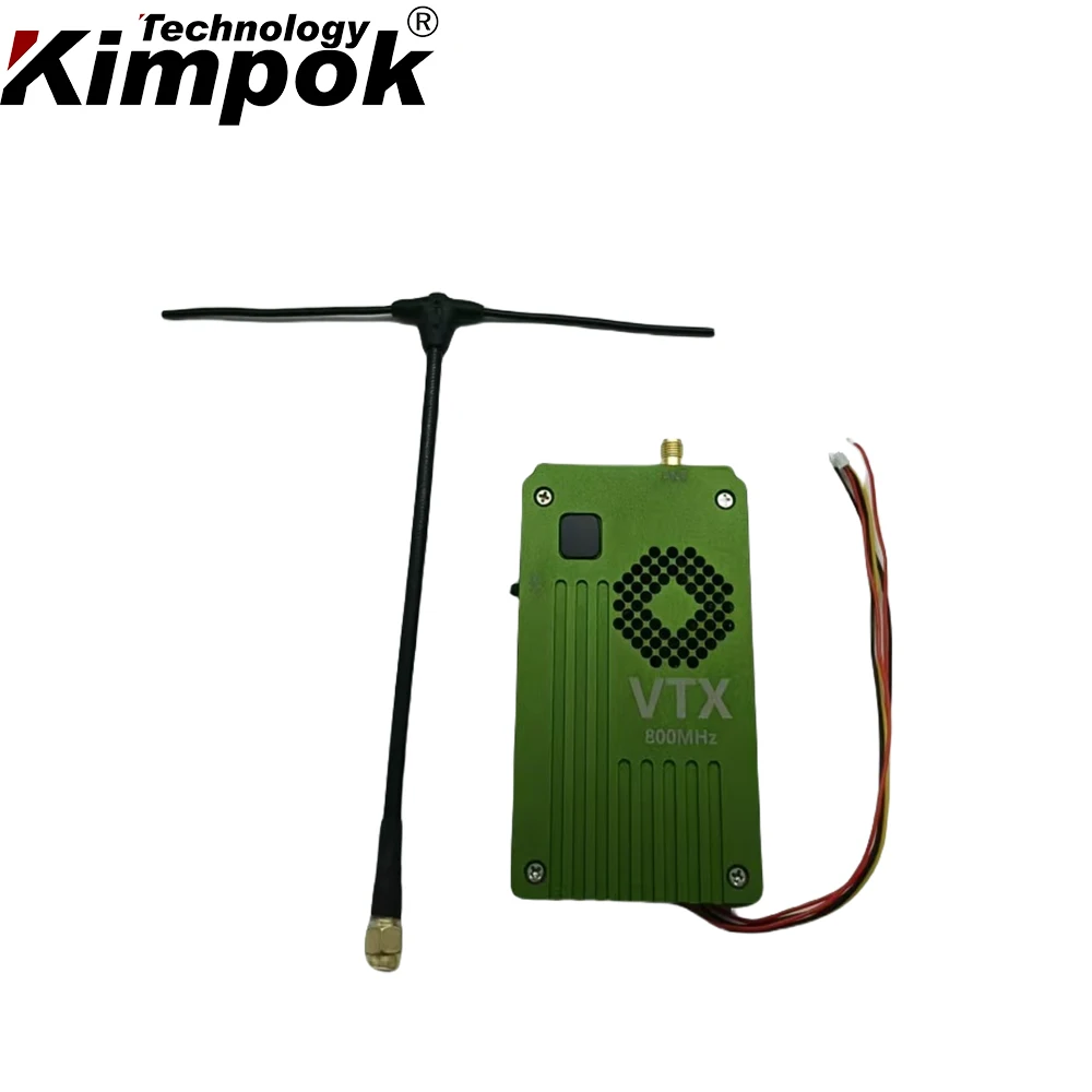 Transmisor y receptor de vídeo inalámbrico 800Mhz 8W Fpv Vtx Los para transmisión de imágenes