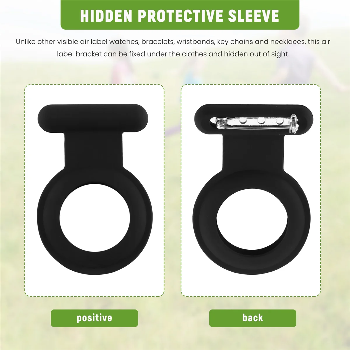 Чехол-держатель для Apple Airtag Air Tag, скрытый GPS-трекер для детей, малышей, пожилых людей, домашних животных, одежды, 1