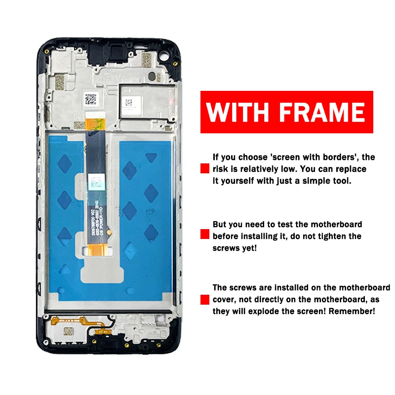 Wyświetlacz LCD z ekranem dotykowym (digitizer) do Motorola Moto G9 Play XT2083-1, Moto G9 Plus XT2087-1, Moto G9 Power XT2091-3 - przetestowany. — zdjęcie produktu 3