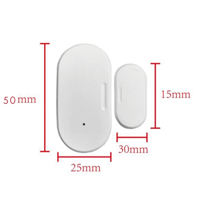 3X Tuya Zigbee Door And Window Sensor Smart Home Automation Security Protection Smartlife APP Alarm