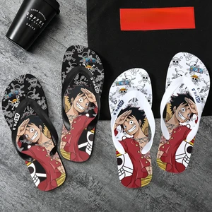 أنيمي النعال المتحركة, زورو لوفي, غير قابل للانزلاق, مشبك, صنادل إبداعية للزوجين, شهرة, إنترنت, يوميا, في الهواء الطلق, الصيف, 1 جهاز كمبيوتر أعلى 10 مبيعات لوفي تأثيري النعال - No9