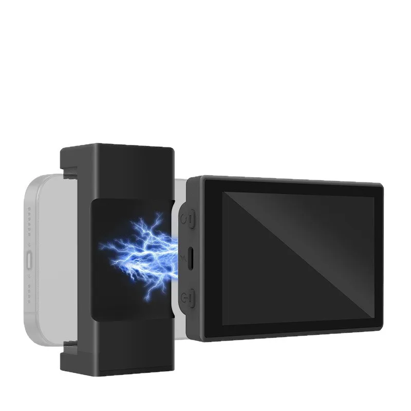 Portable Wireless Phone Selfie Screen Mirroring Device for Mobile Phones Rear Camera Selfie Display with Bluetooth Monitoring