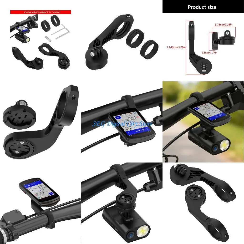 

U75B Lightweight Plastic Mount Support Bracket Rack Providing Reliable Performances for Cycling Electronics in All Conditions