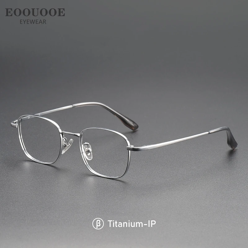 EOOUOOE Hot Fashion Women Titanium Eyeglass Oval Glasses Frame Myopia Hyperopia Prescription Lenses Progressive Optical Glasses