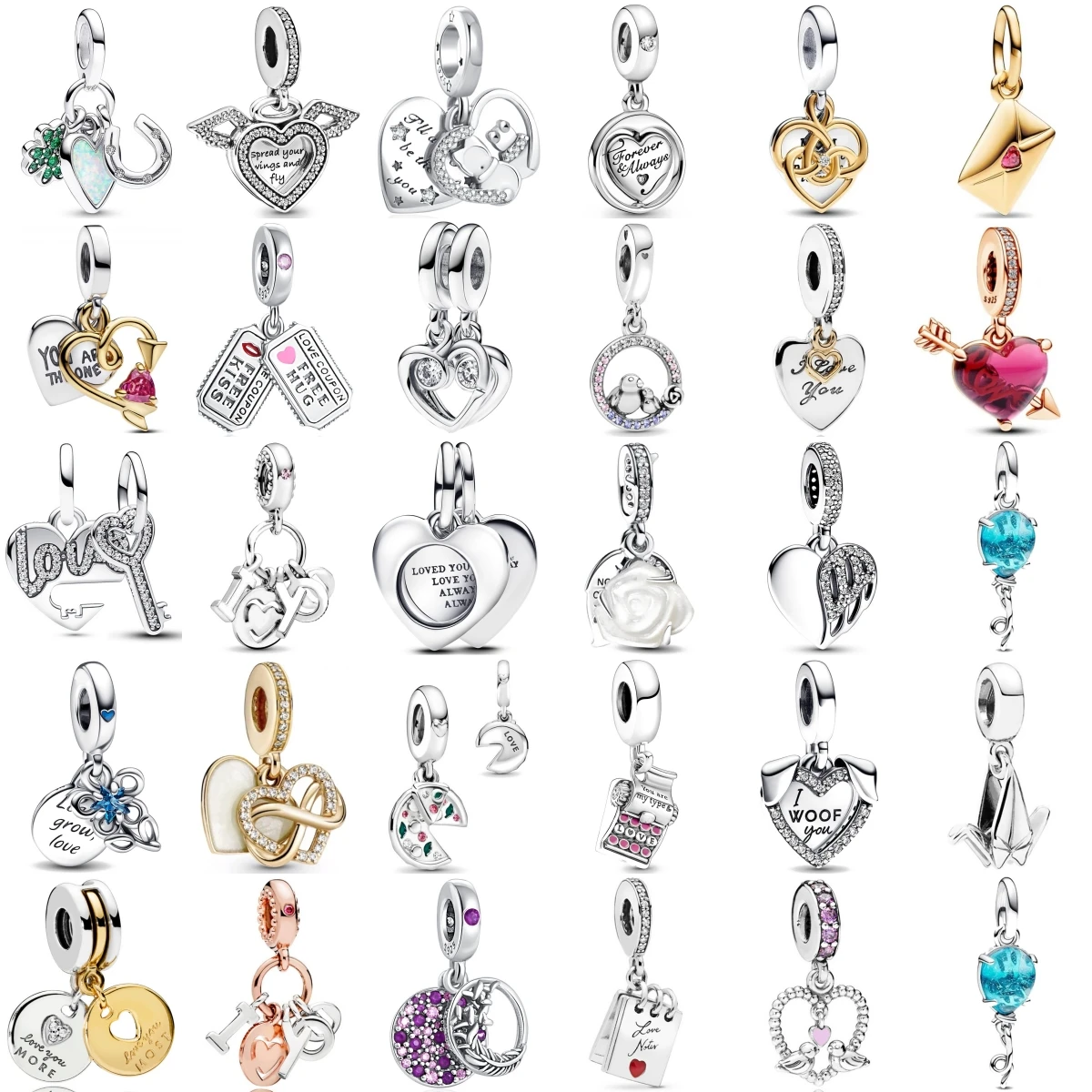 

Стерлингового Серебра 925, белая роза, конверт, подвесные бусины для пиццы, подходят для оригинального кулона, браслета, ожерелья, изготовления ювелирных изделий, женский подарок