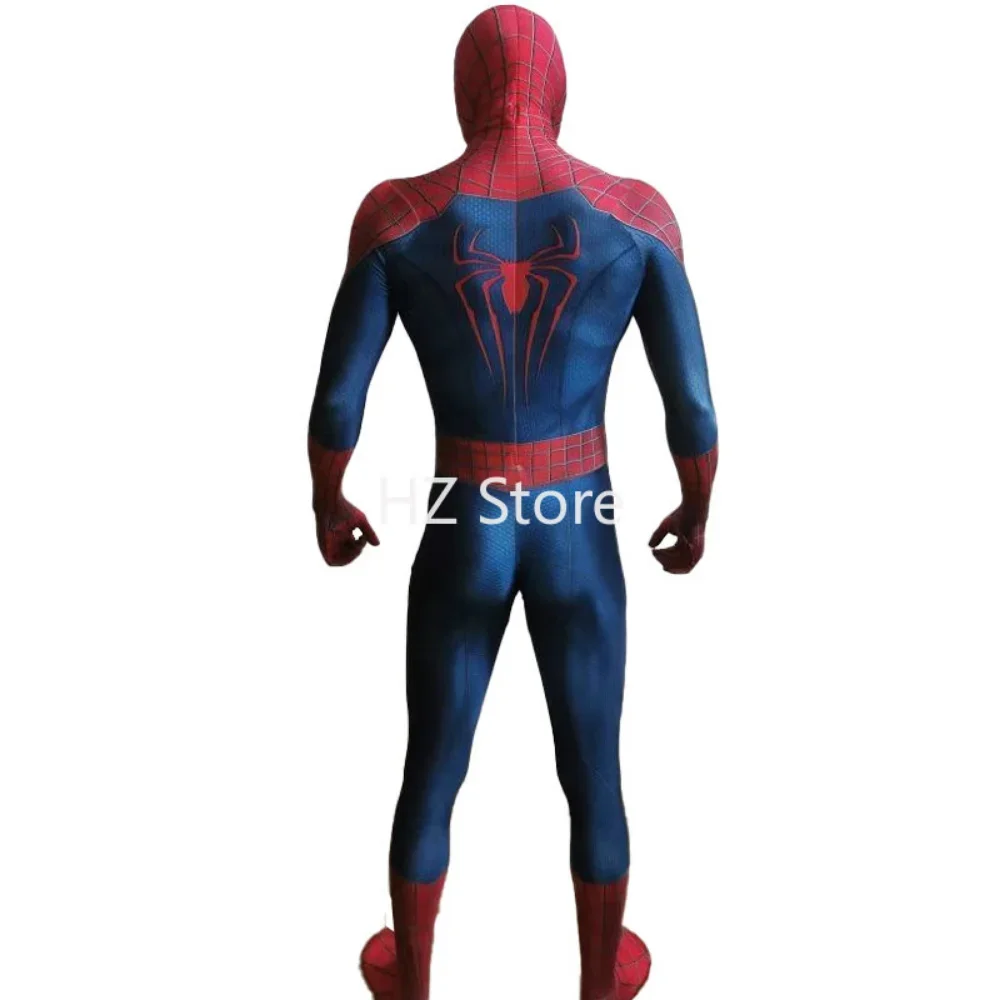 Marvel Spider-Man 2 Costume d'Halloween Cosplay, Combinaison de Batterie avec Masque, Smile Hero, Zentai Trempé pour Cadeau d'Anniversaire