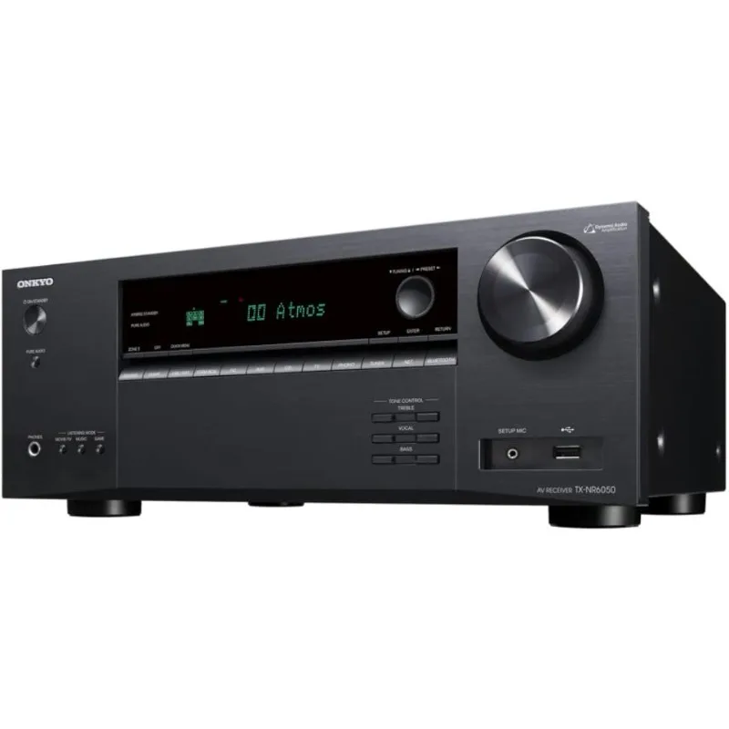 Onkyo TX-NR6050 le récepteur futé 8K/60, 4K/7.2Hz d'AV de Home cinéma de réseau de 120 canaux