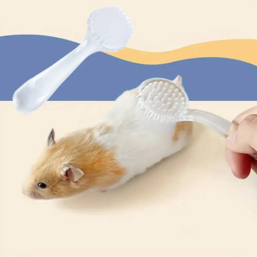 Animal Grooming Brush Soft Cleaning Tools Guinea Pig for Hedgehog Massage Small Bathing Hamster 1pc Combs