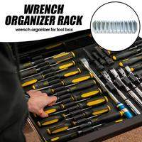 Tool Box Wrench Organizer Tool Box Widget 10-Slot Tray With Extension Case Driver Drawer For Automotive Truck Shop Work Garage