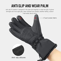 Electric Heated Gloves Motorcycle Winter Moto Heated Gloves Warm Waterproof Rechargeable Heating Thermal Gloves For Snowmobile - Image 6