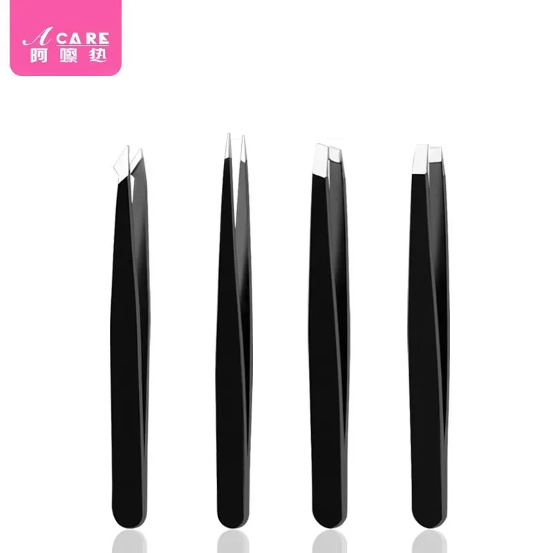 

Dx01/eyebrow clip/C1PQ6-Light pink tweezers hair removal eyebrow false eyelash clip eyebrow tweezer hair removal hook Mo