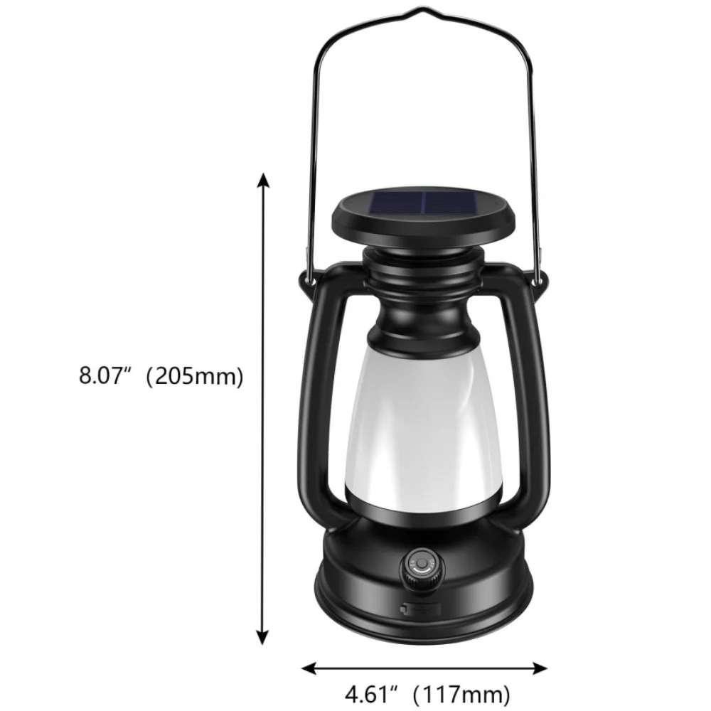 Lampes solaires de Camping, lumière ambiante, lampe cheval Vintage, lampe de Table LED, lanterne suspendue pour pique-nique, lanterne rétro décorative extérieure
