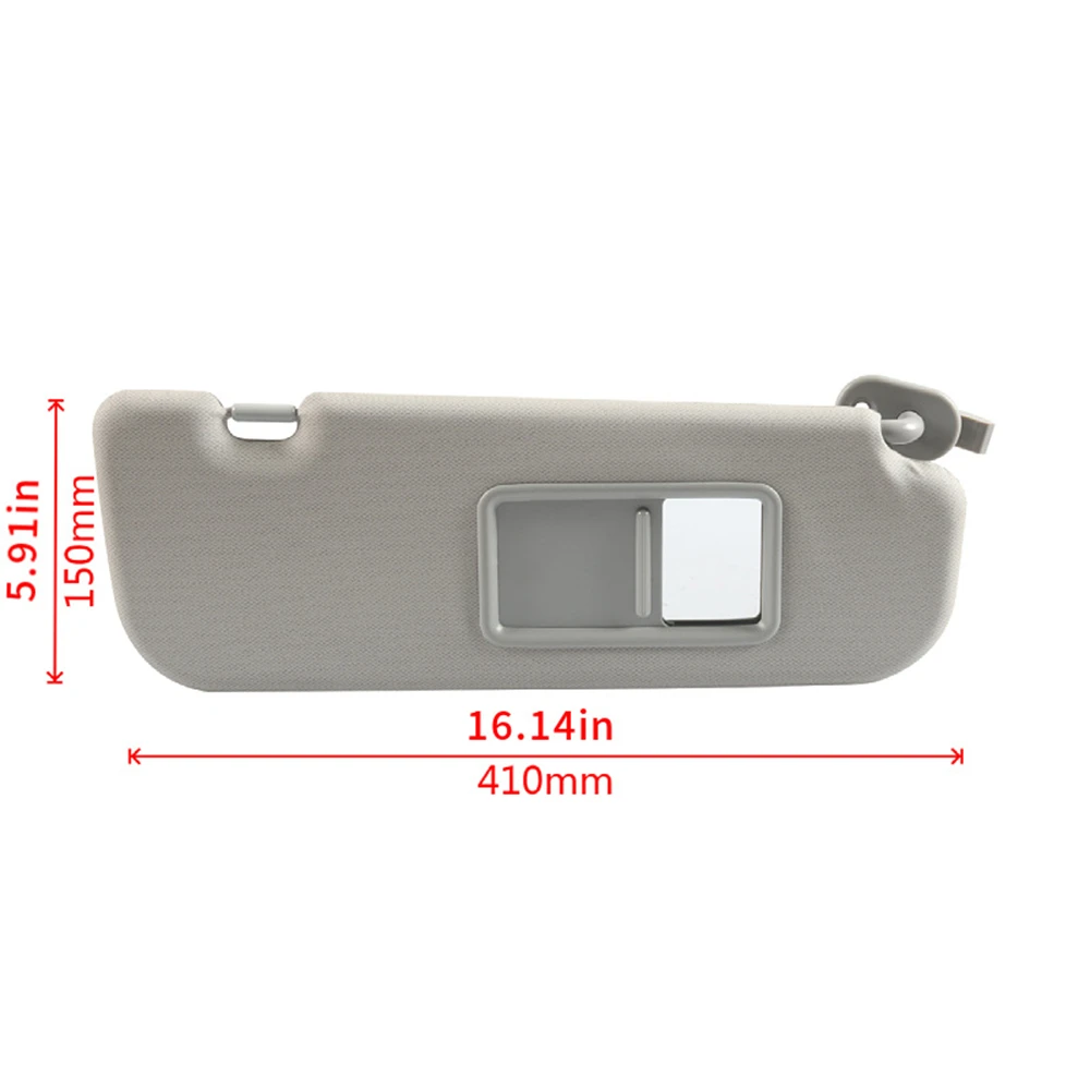 852103X000TX 852203X000 Sun Visor Gray LH RH for Hyundai Elantra MD 2011-2015 GL