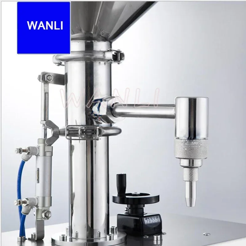 ماكينة تعبئة معجون منزلية بدقة 220 فولت 1% ماكينة تعبئة السوائل الكمية ماكينة تعبئة العسل كريم التجميل