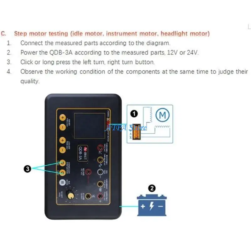 

U13C Auto Ignition Coil Test Fault Detector Solenoid Idling Motor Instrument Test Auto Actuators