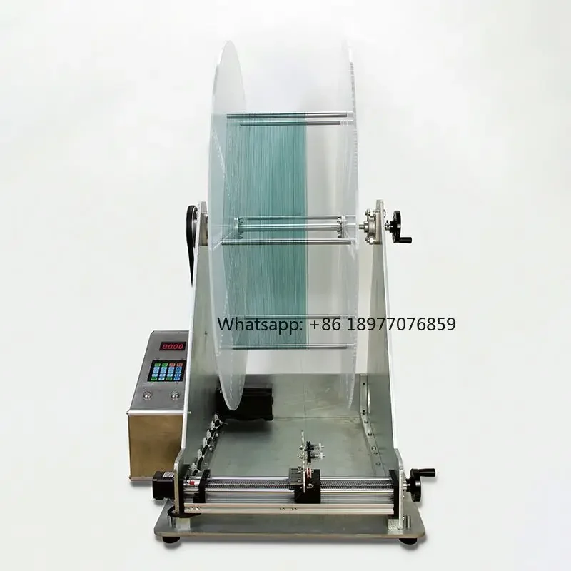 2026 Small Precision Automatic CNC Winding Machine For Fishing Coil Cotton Yarn Flat Row Roll Motor Core Sub-Line Cutting Featur