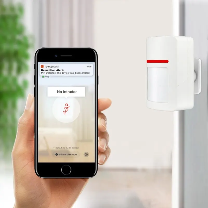 Tuya Wifi Pir Bewegungs sensor Detektor Bewegungs alarm Smart Life App drahtloses Hausa utomations system arbeiten mit Alexa Routine-Set