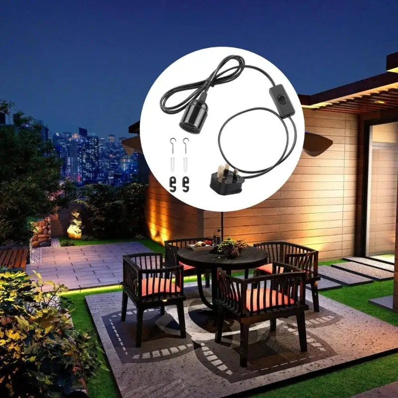 

Базовый держатель лампы питания шнур кабель подвесной светильник с переключателями выносливы D2RD